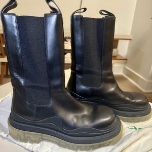 Bottega Tire Leather Boots